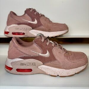 Nike Air Max Excee “Rose Whisper” Womens 8.5 Pink Suede Mesh Sneakers